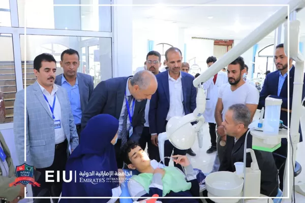 The President of the University reviews the progress of providing medical services to patients in the free clinics affiliated with the University’s College of Dentistry