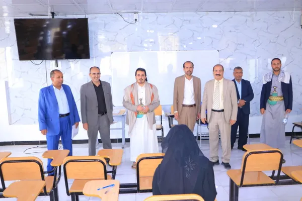 تدشين الإمتحانات النهائية للفصل الدراسي الثاني من العام الجامعي 1446ه‍ الموافق 2024-2025م في كلية الطب والعلوم الصحية