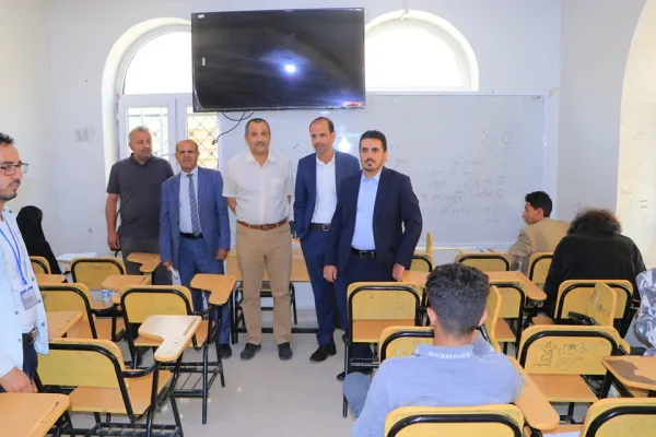 تدشين الإمتحانات النهائية للفصل الدراسي الثاني لطلبة المستوى الأول بكلية الهندسة وتكنولوجيا المعلومات