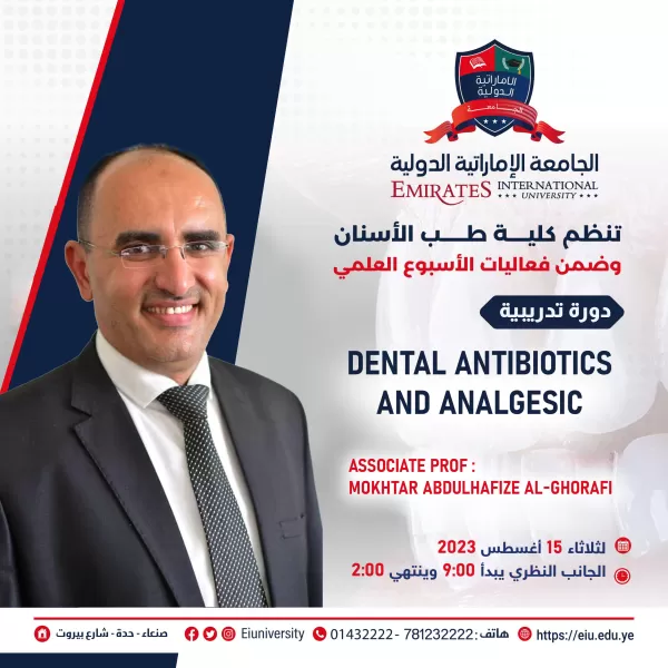 Training course on antibiotics and analgesics in dentistry
