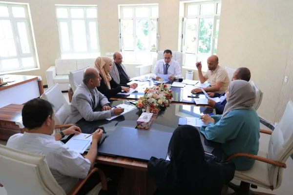 مجلس شؤون الطلاب يعقد إجتماعه الدوري لشهر أغسطس برئاسة نائب رئيس الجامعة رئيس المجلس