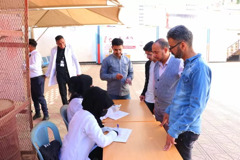 اختتام حملة التبرع بالدم في الحرم الجامعي لصالح مرضى الثلاسيميا وتكسرات الدم الوراثي