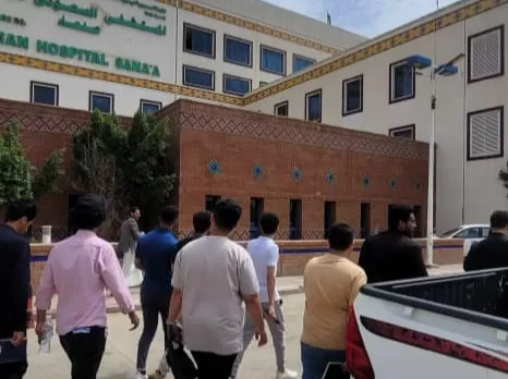 زيارة علمية لقسم الهندسة المعمارية المستوى الثالث إلى المستشفى السعودي الألماني