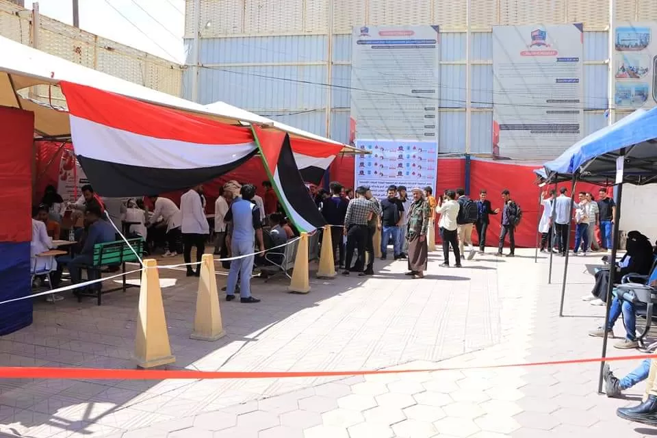 تدشين حملة التبرع بالدم في الحرم الجامعي لصالح مرضى الثلاسيميا وتكسرات الدم الوراثي