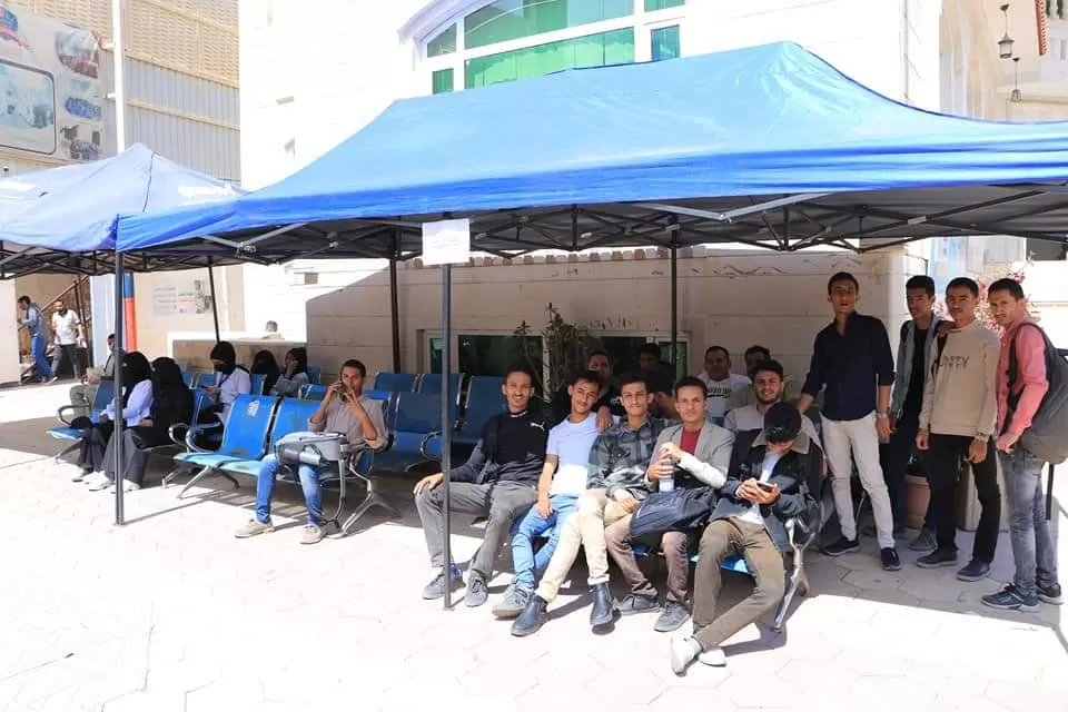 تدشين حملة التبرع بالدم في الحرم الجامعي لصالح مرضى الثلاسيميا وتكسرات الدم الوراثي