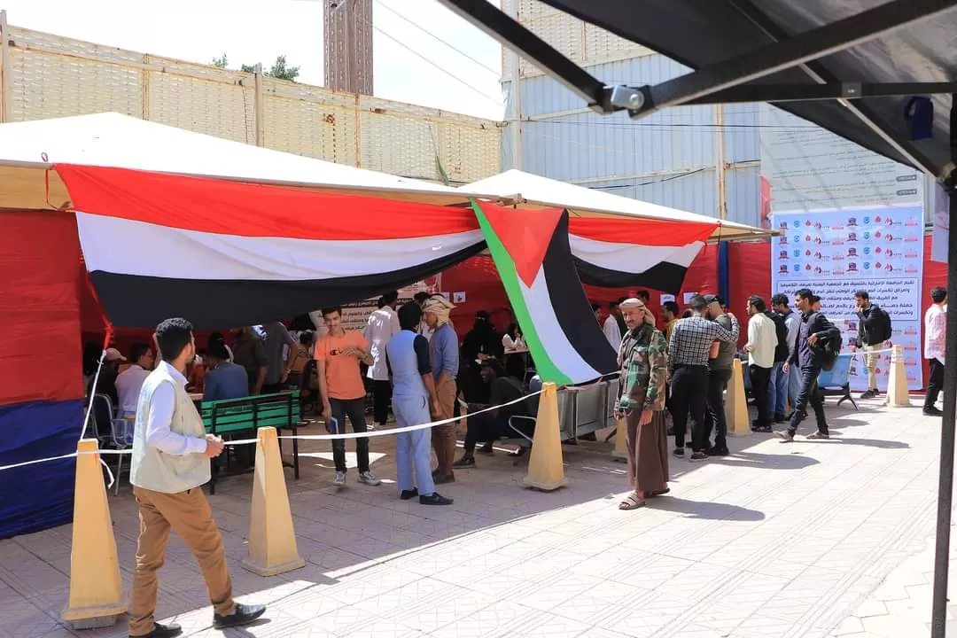 تدشين حملة التبرع بالدم في الحرم الجامعي لصالح مرضى الثلاسيميا وتكسرات الدم الوراثي