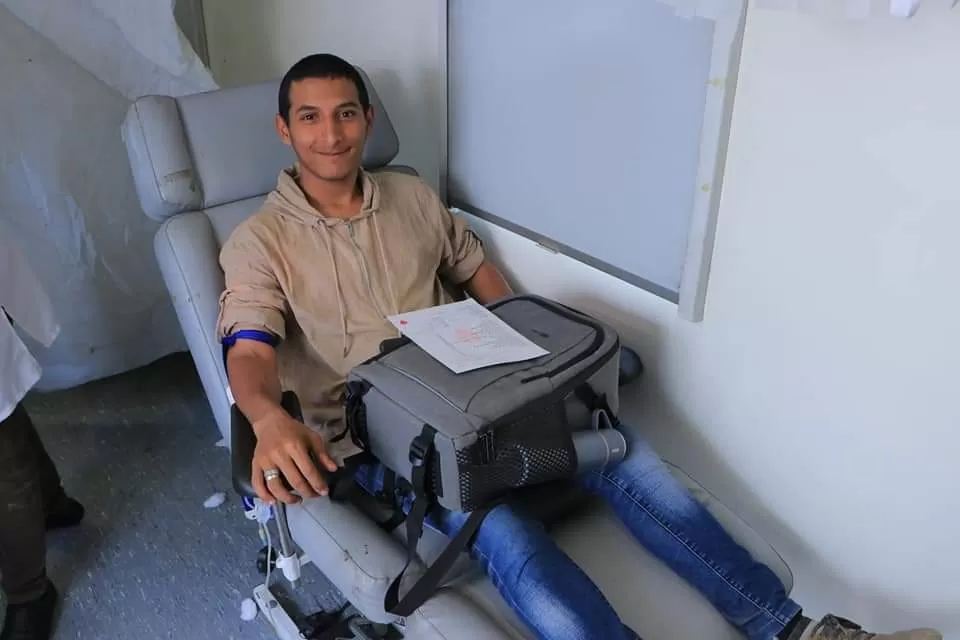 تدشين حملة التبرع بالدم في الحرم الجامعي لصالح مرضى الثلاسيميا وتكسرات الدم الوراثي