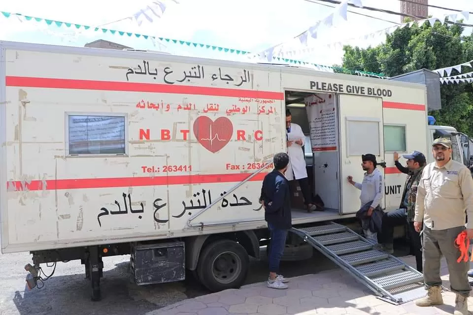 تدشين حملة التبرع بالدم في الحرم الجامعي لصالح مرضى الثلاسيميا وتكسرات الدم الوراثي