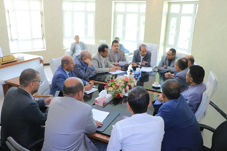 رئيس الجامعة يرأس إجتماع موسع لرؤساء اللجان الإمتحانية ومسؤولي الكنترول في الكليات