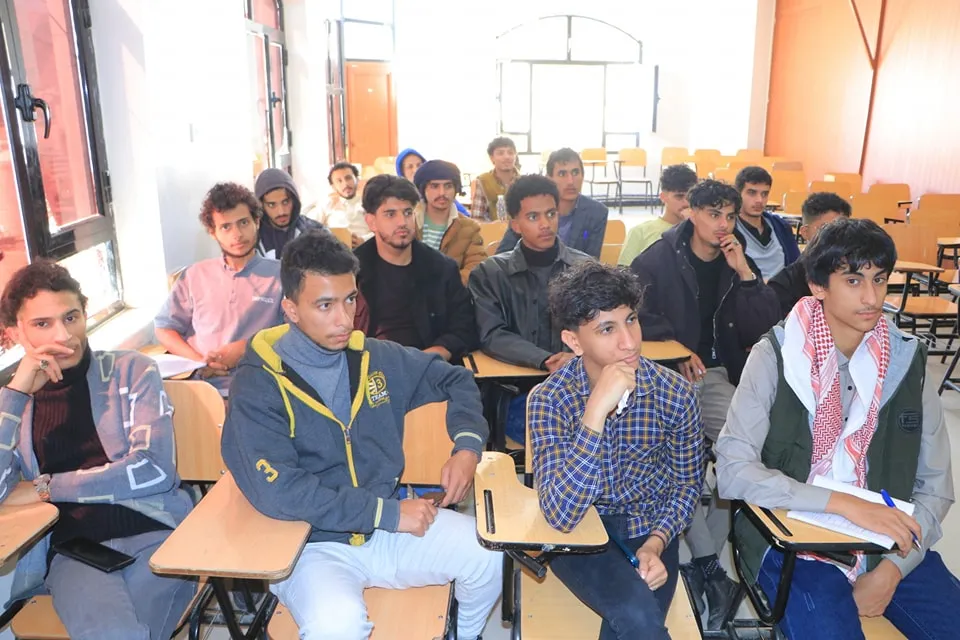 تدشين الفصل الدراسي الثاني للمستوى الأول من العام الجامعي 1446ه‍. الموافق 2024-2025م في كلية العلوم الإدارية والمالي
