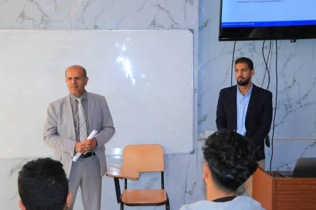تدشين دورة تدريبية في الراسبيري باي لطلاب قسمي هندسة الميكاترونكس وهندسة المعدات الطبية المستوى الرابع