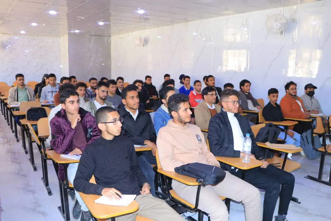 تدشين الفصل الدراسي الثاني للمستوى الأول من العام الجامعي 1446ه‍. الموافق 2024-2025م في كلية الطب والعلوم الصحية