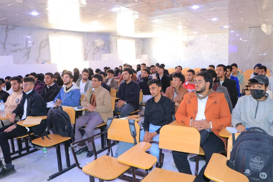 تدشين الفصل الدراسي الثاني للمستوى الأول من العام الجامعي 1446ه‍. الموافق 2024-2025م في كلية الطب والعلوم الصحية