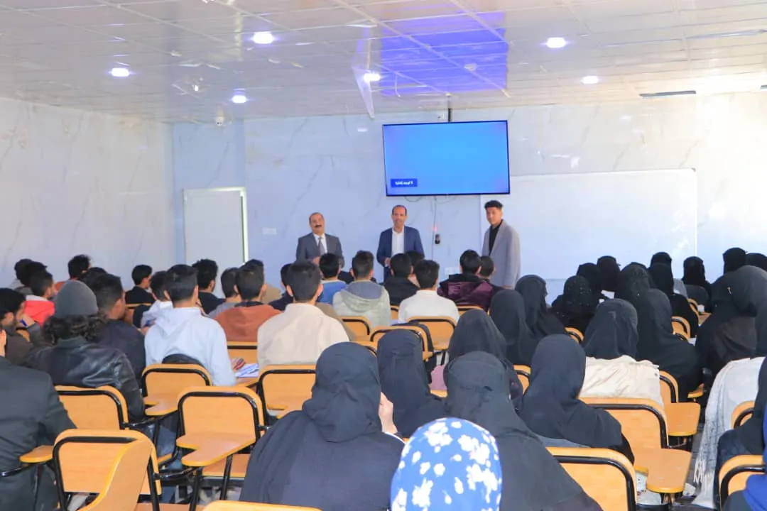 تدشين الفصل الدراسي الثاني للمستوى الأول من العام الجامعي 1446ه‍. الموافق 2024-2025م في كلية الطب والعلوم الصحية