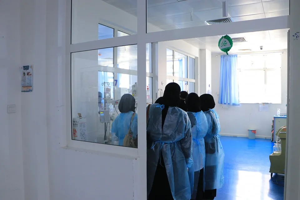 تدشين التدريب العملي لطلبة قسم هندسة المعدات الطبية المستوى الثالث في المستشفى الجمهوري