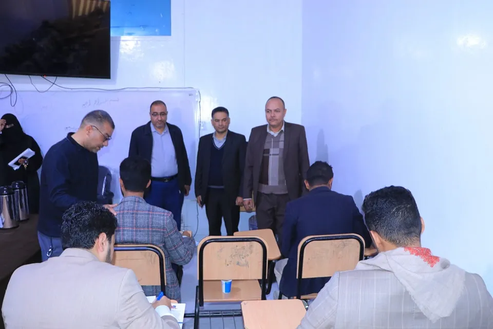 تدشين الإمتحانات النهائية للفصل الأول ماجستير إدارة الأعمال من العام الجامعي 1446ه‍