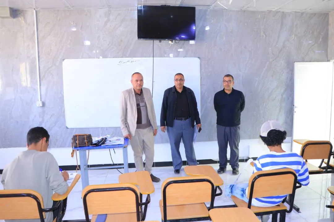 تدشين الإمتحانات النهائية للفصل الدراسي الثاني من العام الجامعي 1446ه‍، في كلية العلوم الإدارية والمالية