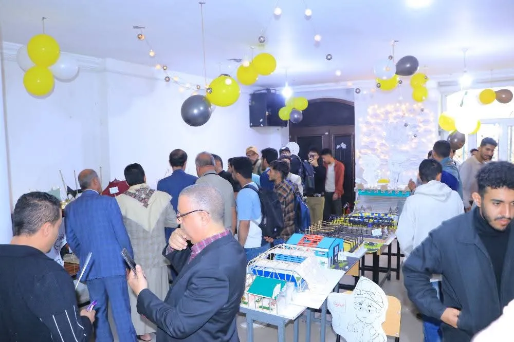 إفتتاح معرض المشاريع العلمية في مقرر إنشاء مباني 2 لطلبة الهندسة المعمارية المستوى الثاني
