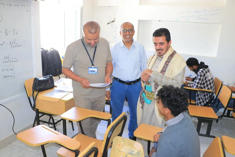 تدشين الإمتحانات النهائية للفصل الدراسي الثاني من العام الجامعي 2024-2025م في كلية الهندسة وتكنولوجيا المعلومات