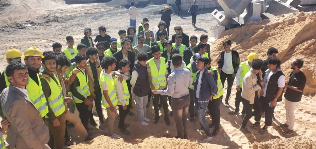 زيارة علمية لطلاب الهندسة المدنية والمعمارية المستوى الأول إلى شركة الأبراج الحديثة للخرسانة