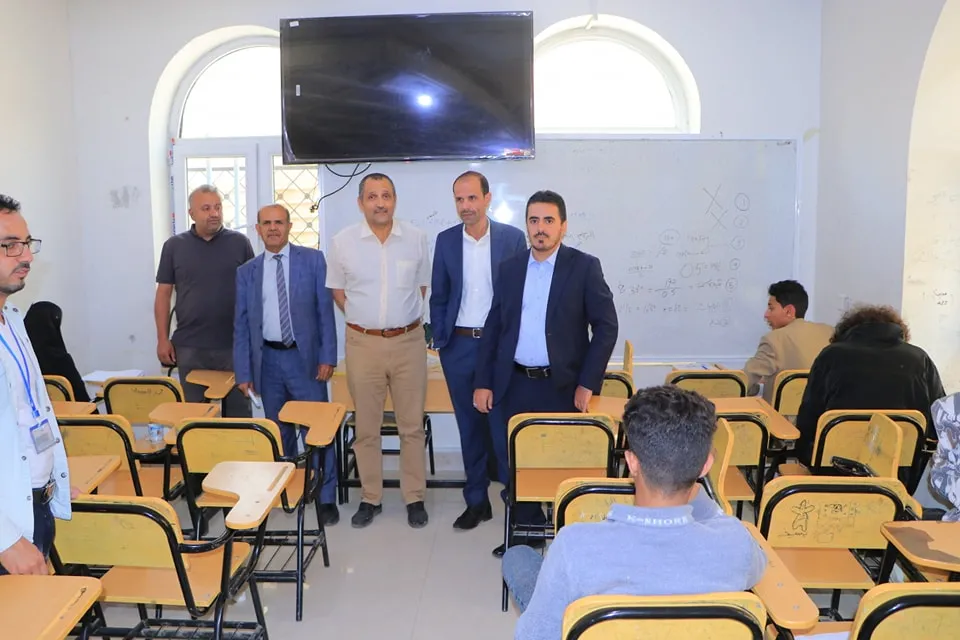تدشين الإمتحانات النهائية للفصل الدراسي الثاني لطلبة المستوى الأول بكلية الهندسة وتكنولوجيا المعلومات