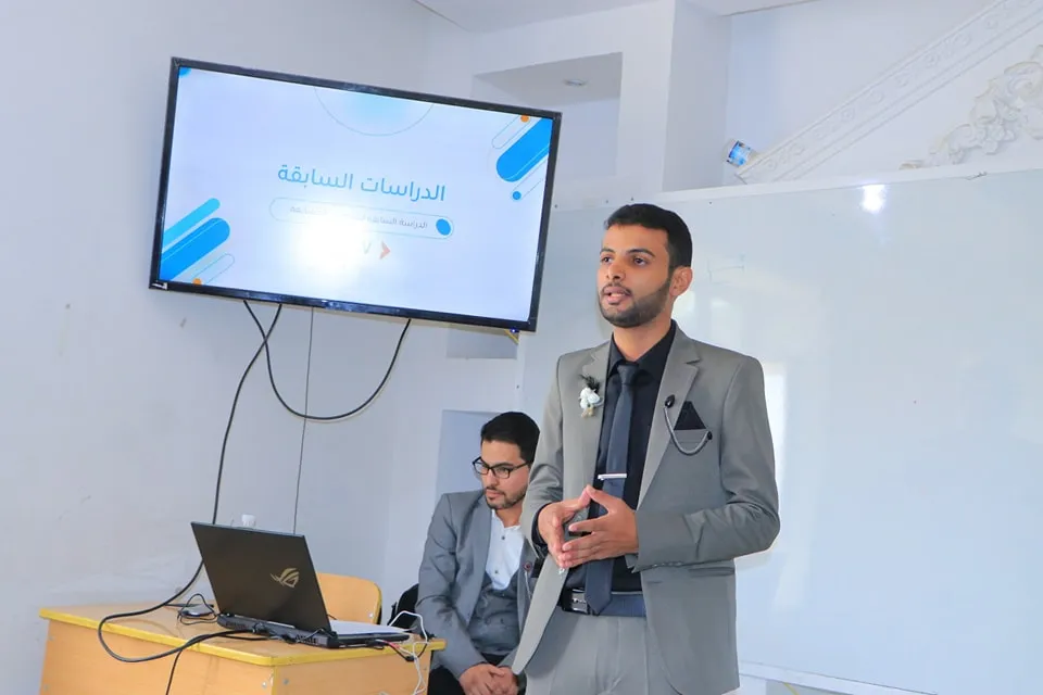 In a university environment that encourages creativity, IT students at the university present the "Musaed" platform to exchange expertise with digital professionalism.