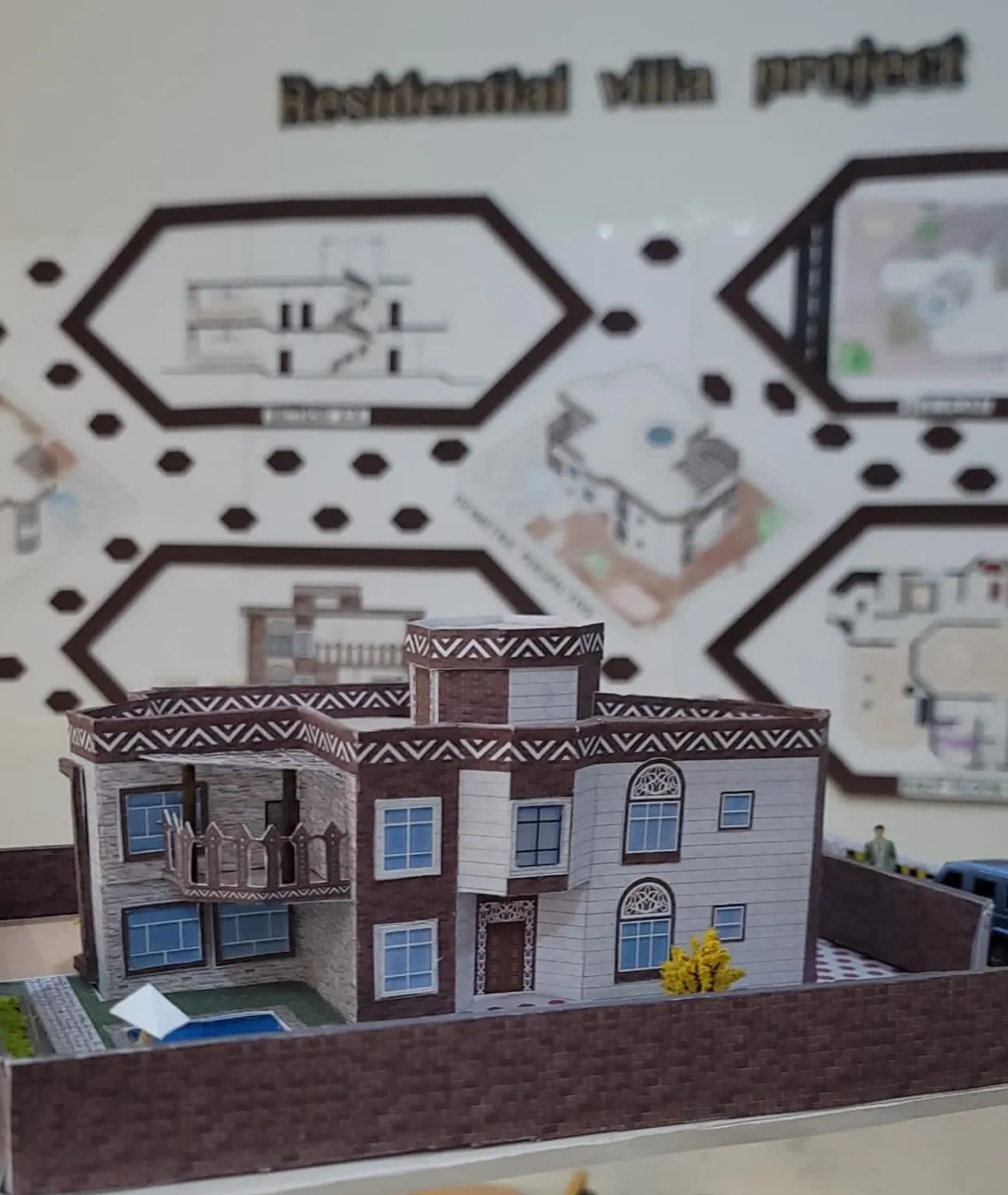 Promising creativity in the first steps of specialization... First-level architecture students submit their projects in the "Architectural Design 1" course.