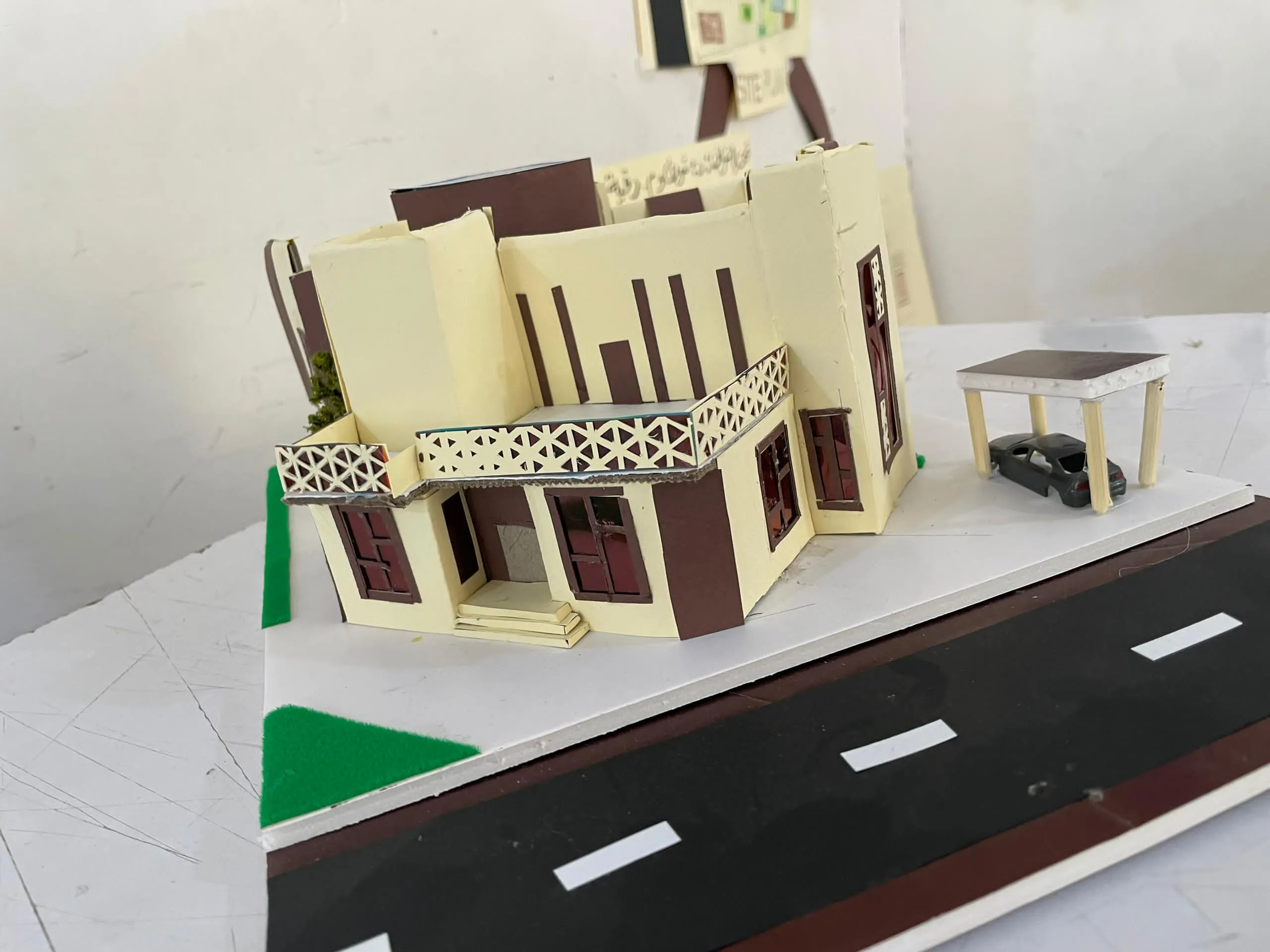 Promising creativity in the first steps of specialization... First-level architecture students submit their projects in the "Architectural Design 1" course.