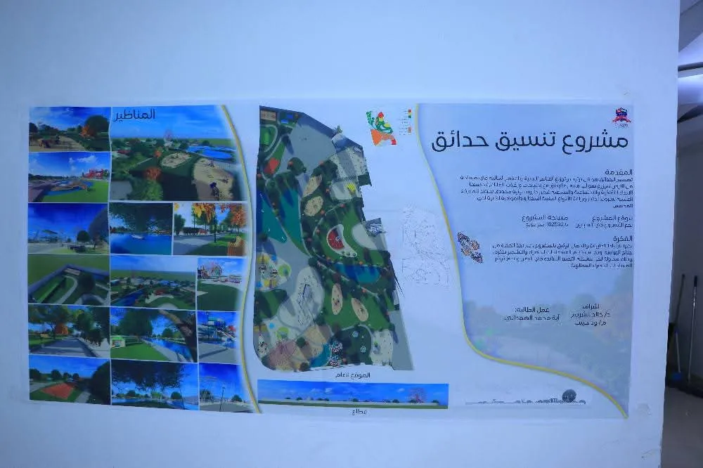 إبداع هندسي يعكس تميزاً أكاديمياً ومهنياً.. طلبة الهندسة المعمارية المستوى الثالث يعرضون مشاريعهم العلمية في مقرر تنسيق المواقع