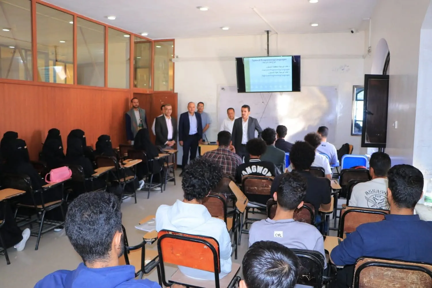 The College of Administrative and Financial Sciences launches the 1447 AH academic year for students in the second level and above.