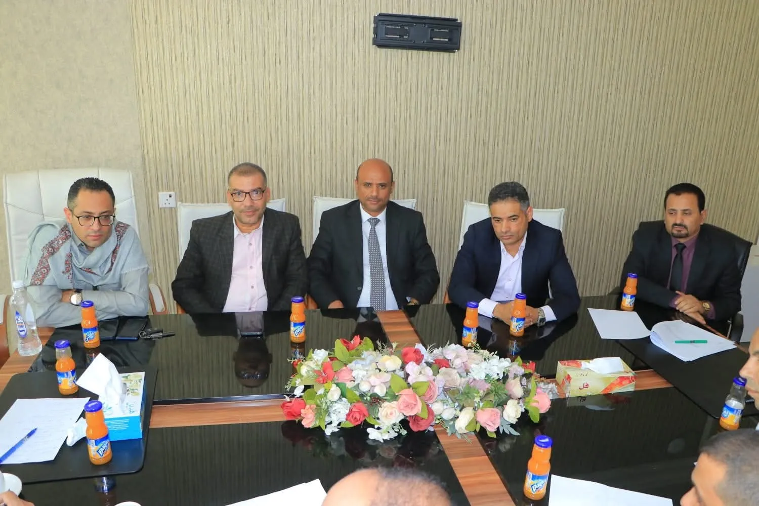 The university leadership held an expanded meeting with the College of Administrative and Financial Sciences staff to discuss the progress of the educational process and preparations for the academic year 1447 AH.