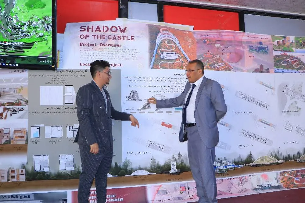 Launching the graduation project discussions for students of the Department of Architecture at the Emirates International University for the academic year 1446 AH