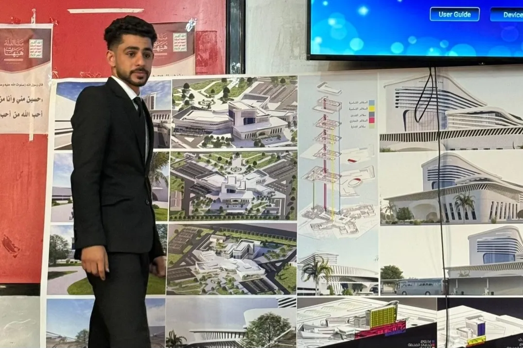 Launching the graduation project discussions for students of the Department of Architecture at the Emirates International University for the academic year 1446 AH