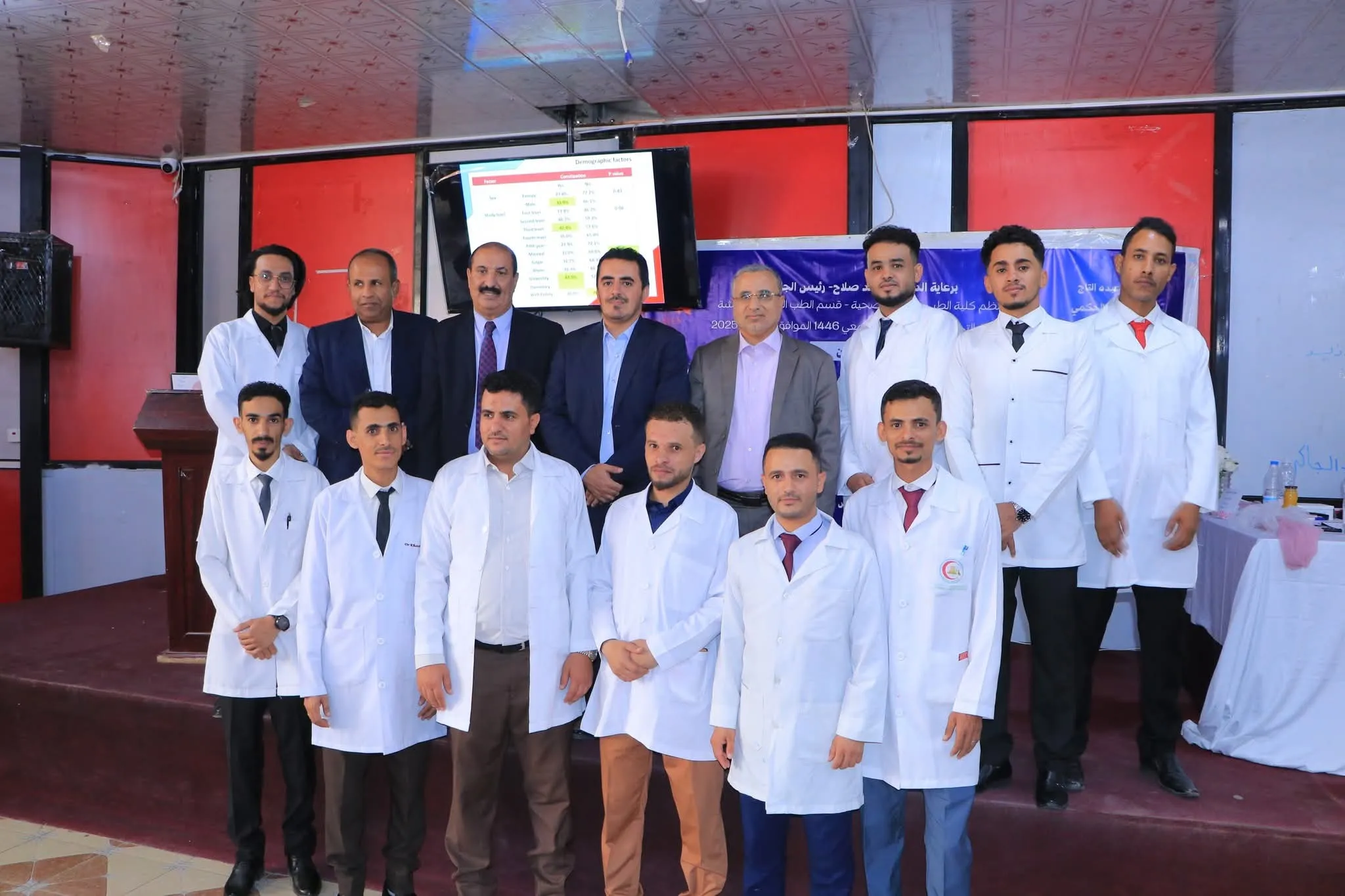 إختتام مناقشة مشاريع تخرج الدفعة السابعة من طلاب الطب البشري وسط إشادة أكاديمية بمستوى الأبحاث
