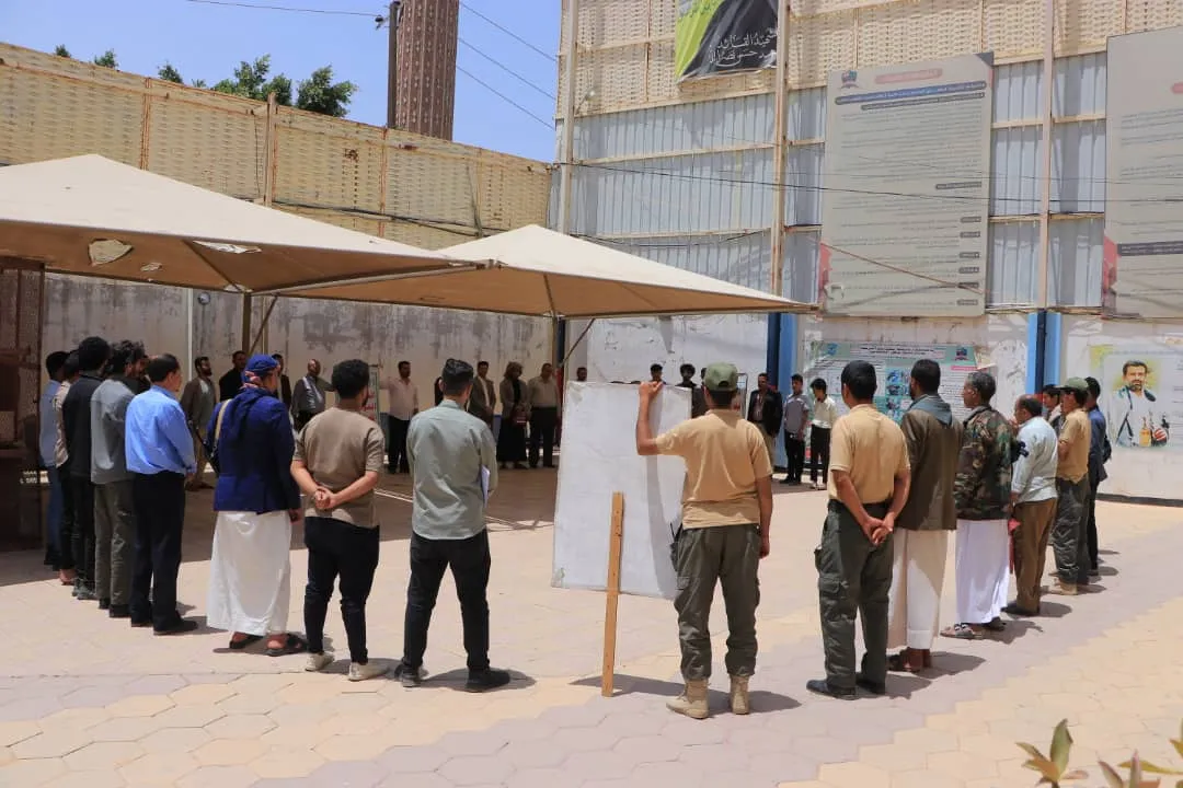 The EIU University organizes a solidarity stand with the Palestinian people under the slogan "We will continue to support Gaza and confront the Zionist violation of the nation."
