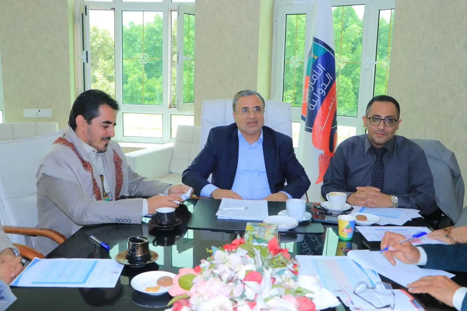The University Council held its regular meeting for the month of August, chaired by University President Dr. Khaled Salah.