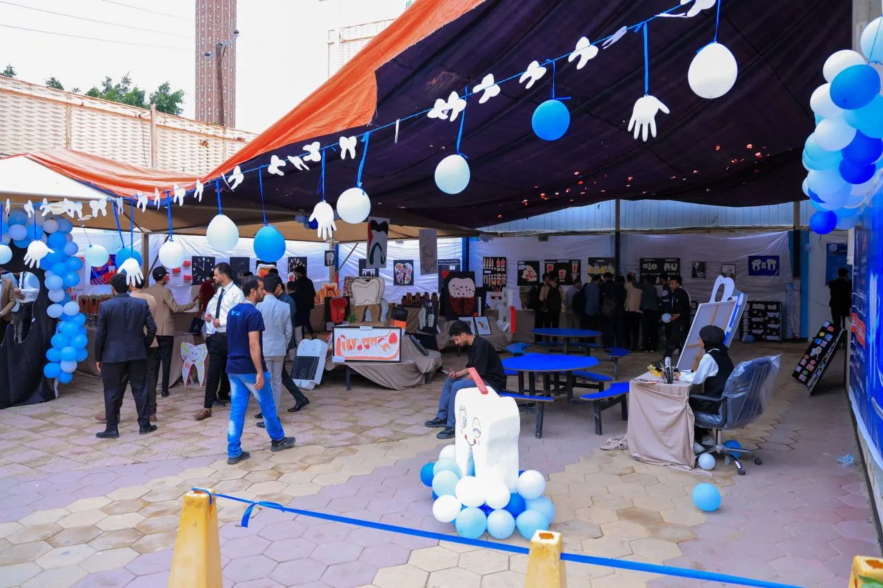 The conclusion of the second student exhibition of the College of Dentistry at the International Emirates University.