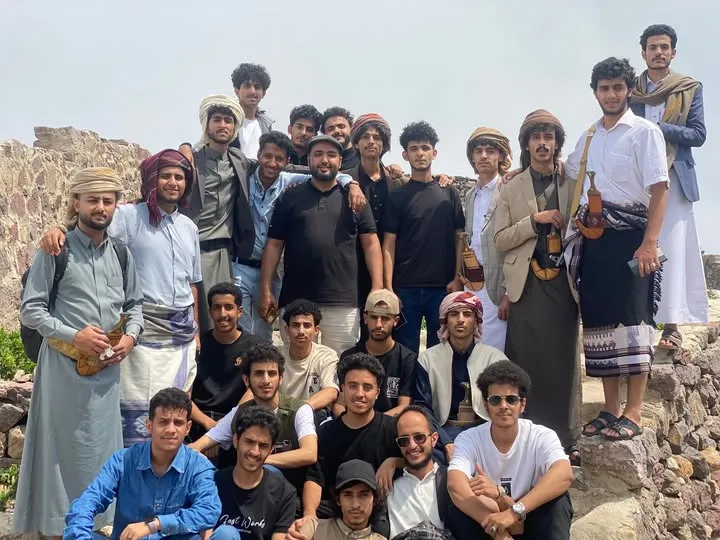 A scientific visit by the Department of Architecture, second level, to the Haraz region of Sana'a as part of the architectural construction course