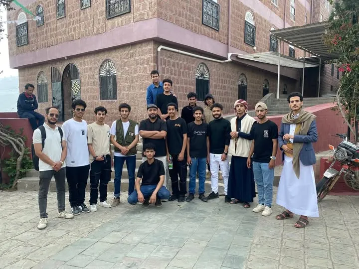 A scientific visit by the Department of Architecture, second level, to the Haraz region of Sana'a as part of the architectural construction course