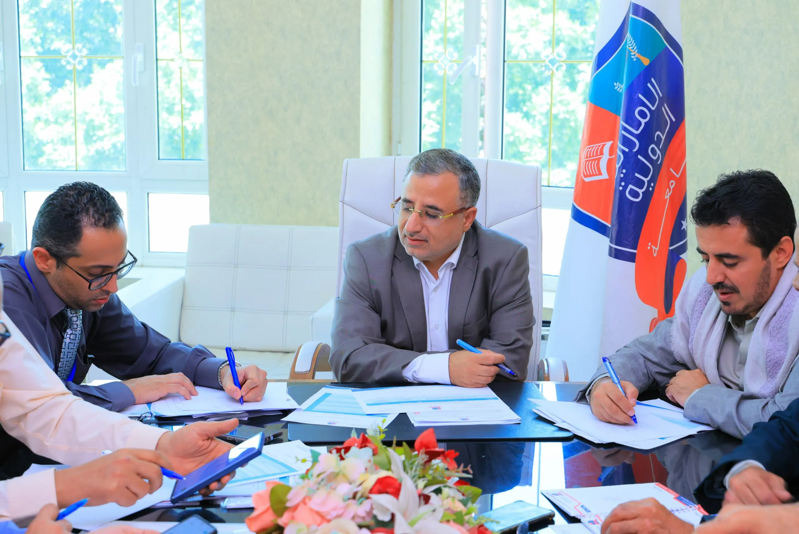 The University Council holds its regular meeting for the month of September, chaired by University President Dr. Khaled Salah.