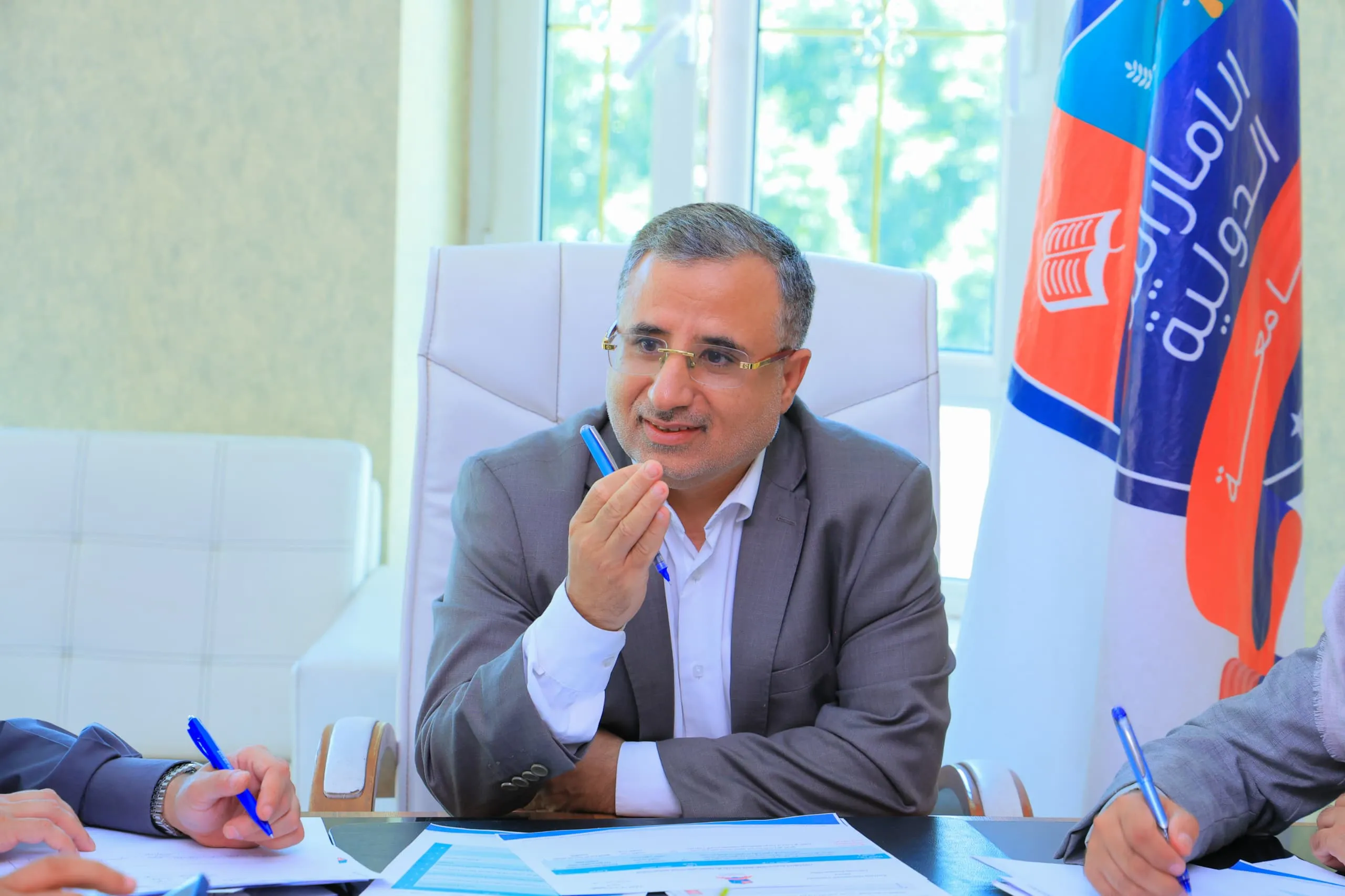 The University Council holds its regular meeting for the month of September, chaired by University President Dr. Khaled Salah.