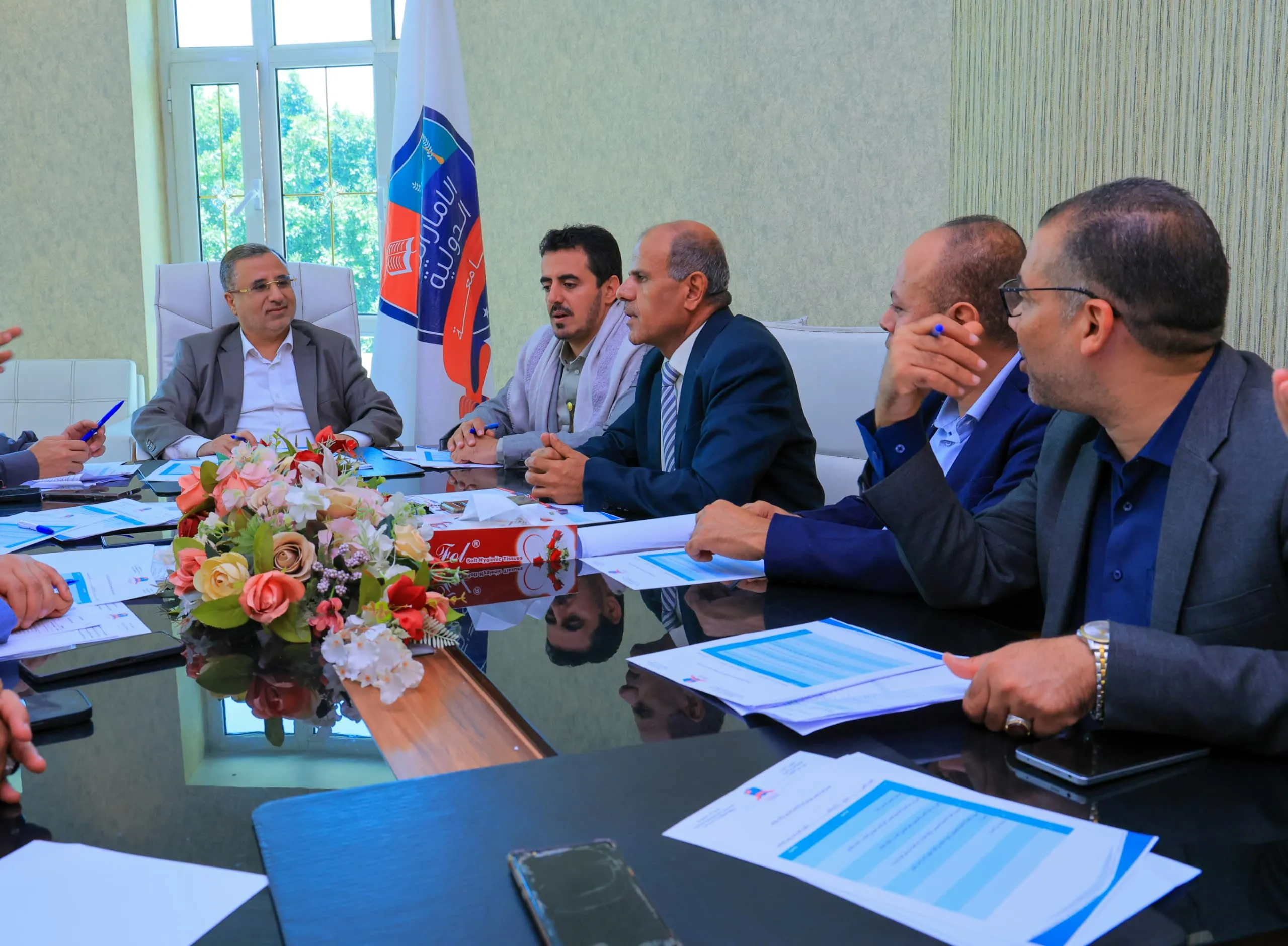 The University Council holds its regular meeting for the month of September, chaired by University President Dr. Khaled Salah.