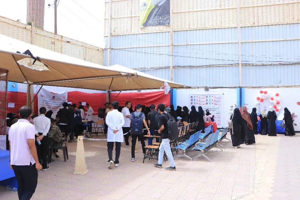 تنظيم حملة للتبرع بالدم في الحرم الجامعي لصالح مرضى الثلاسيميا وتكسرات الدم الوراثي