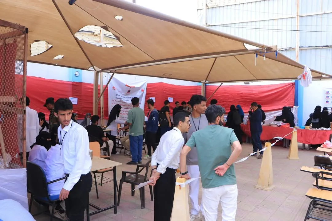 تنظيم حملة للتبرع بالدم في الحرم الجامعي لصالح مرضى الثلاسيميا وتكسرات الدم الوراثي