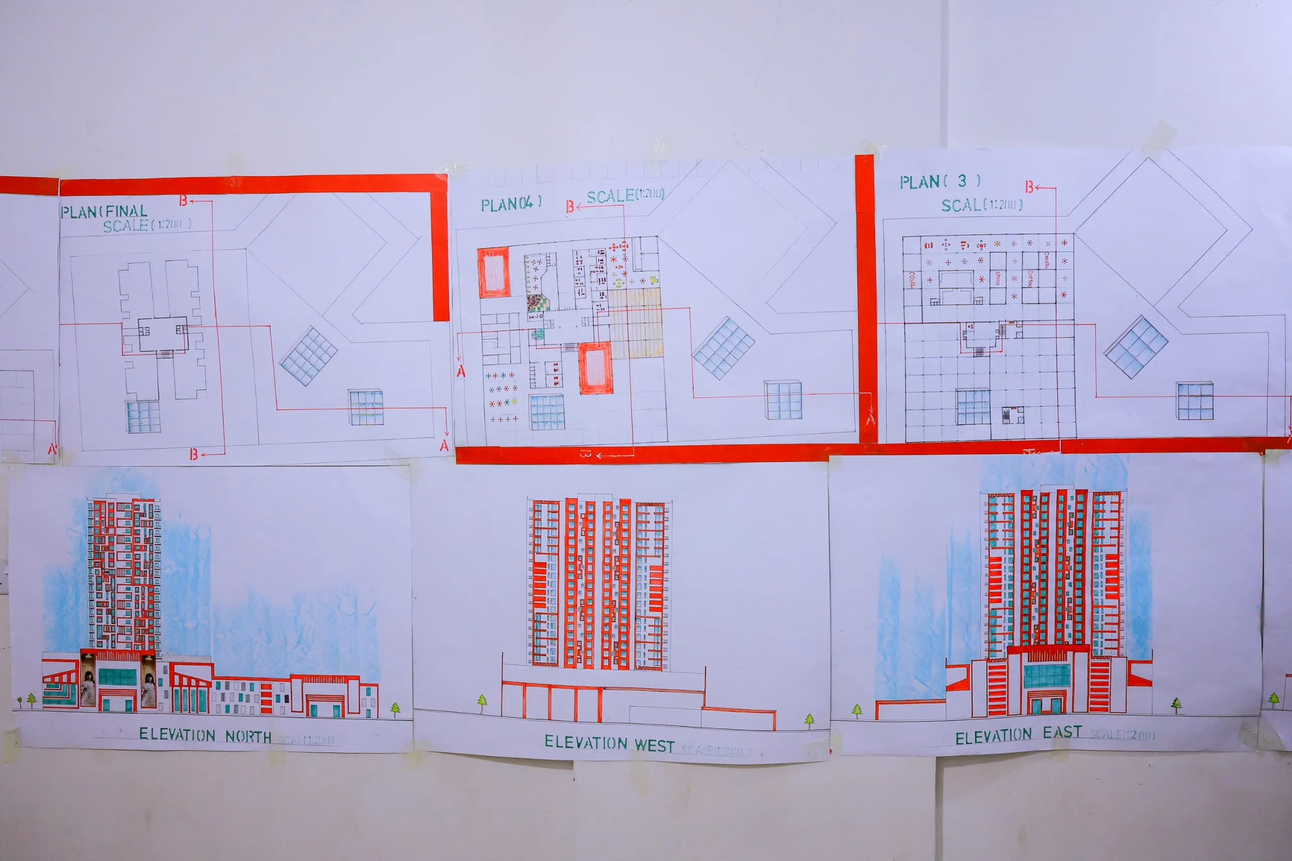 Second-year architecture students present their creative visions in "Architectural Design 2" projects.