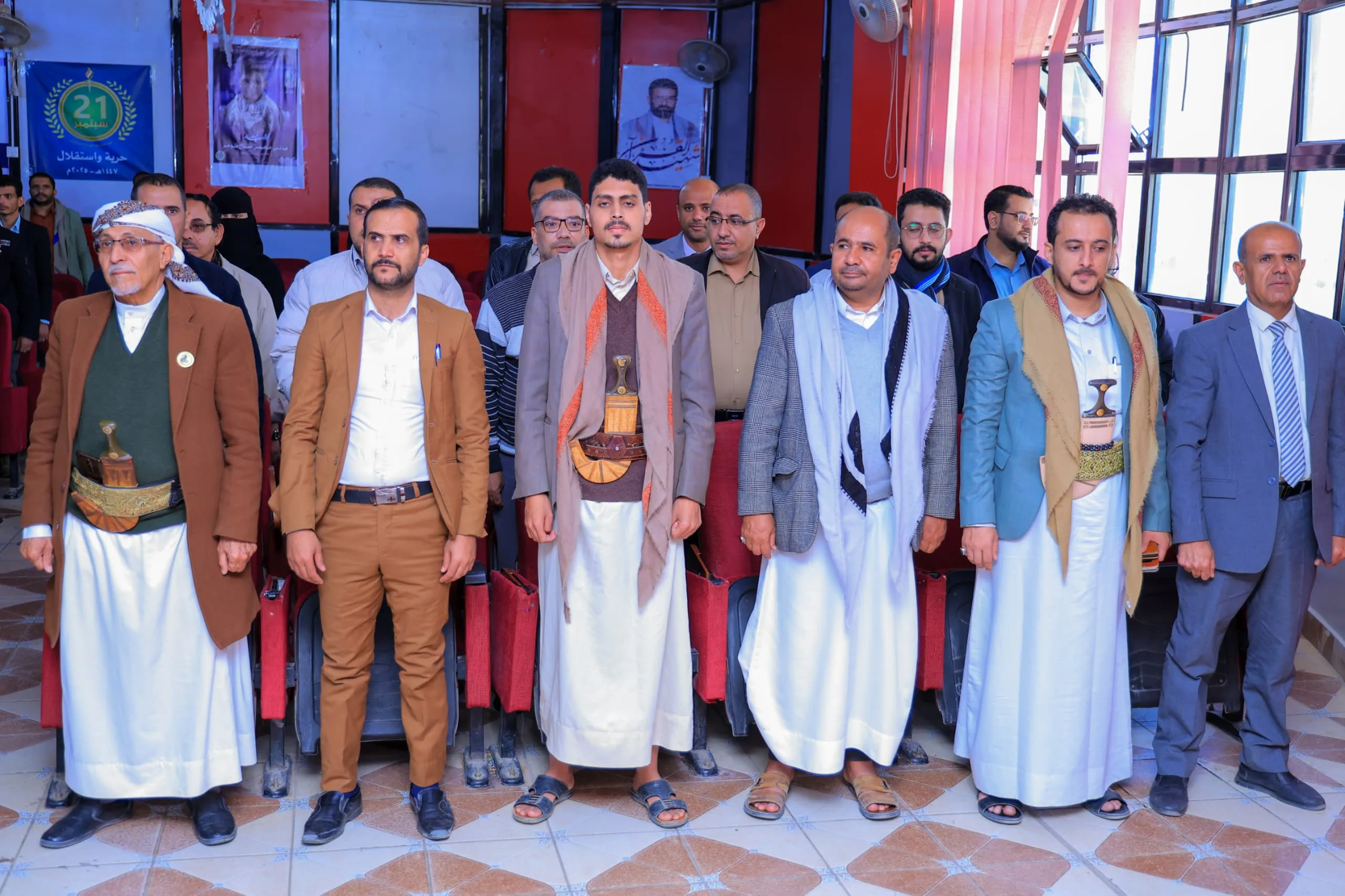 A closing speech and tribute event was held at the Emirates International University to commemorate the annual Martyr