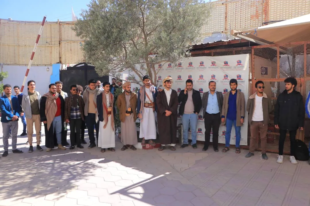 The Emirates International University organizes a massive rally under the slogan "Liberation is our choice... and the occupier will be gone."