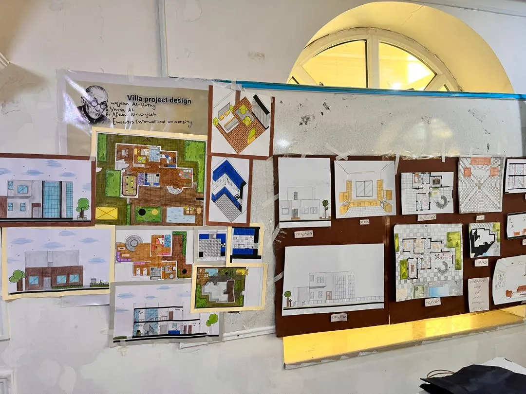 Beginnings that reveal talent: Interior design students