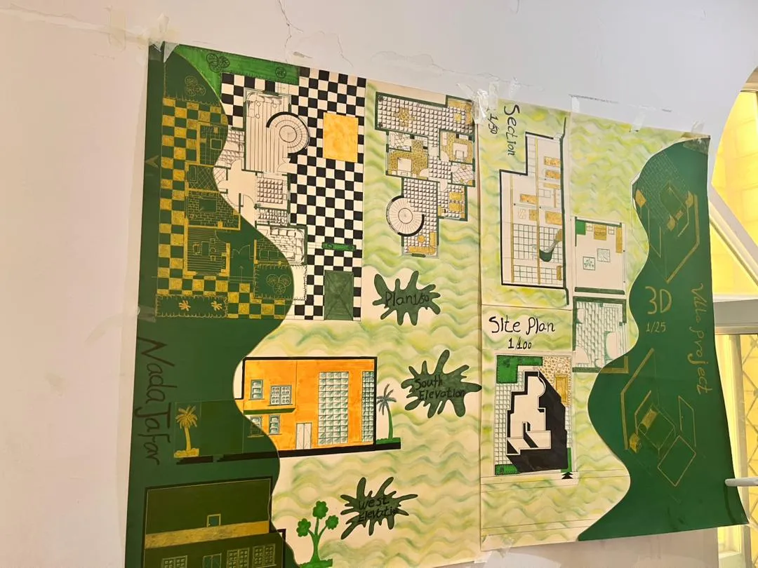 Beginnings that reveal talent: Interior design students