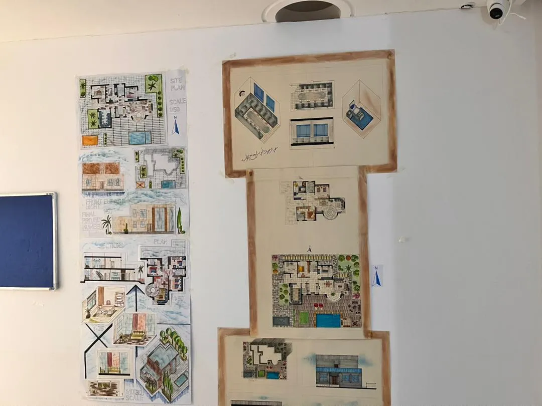Beginnings that reveal talent: Interior design students